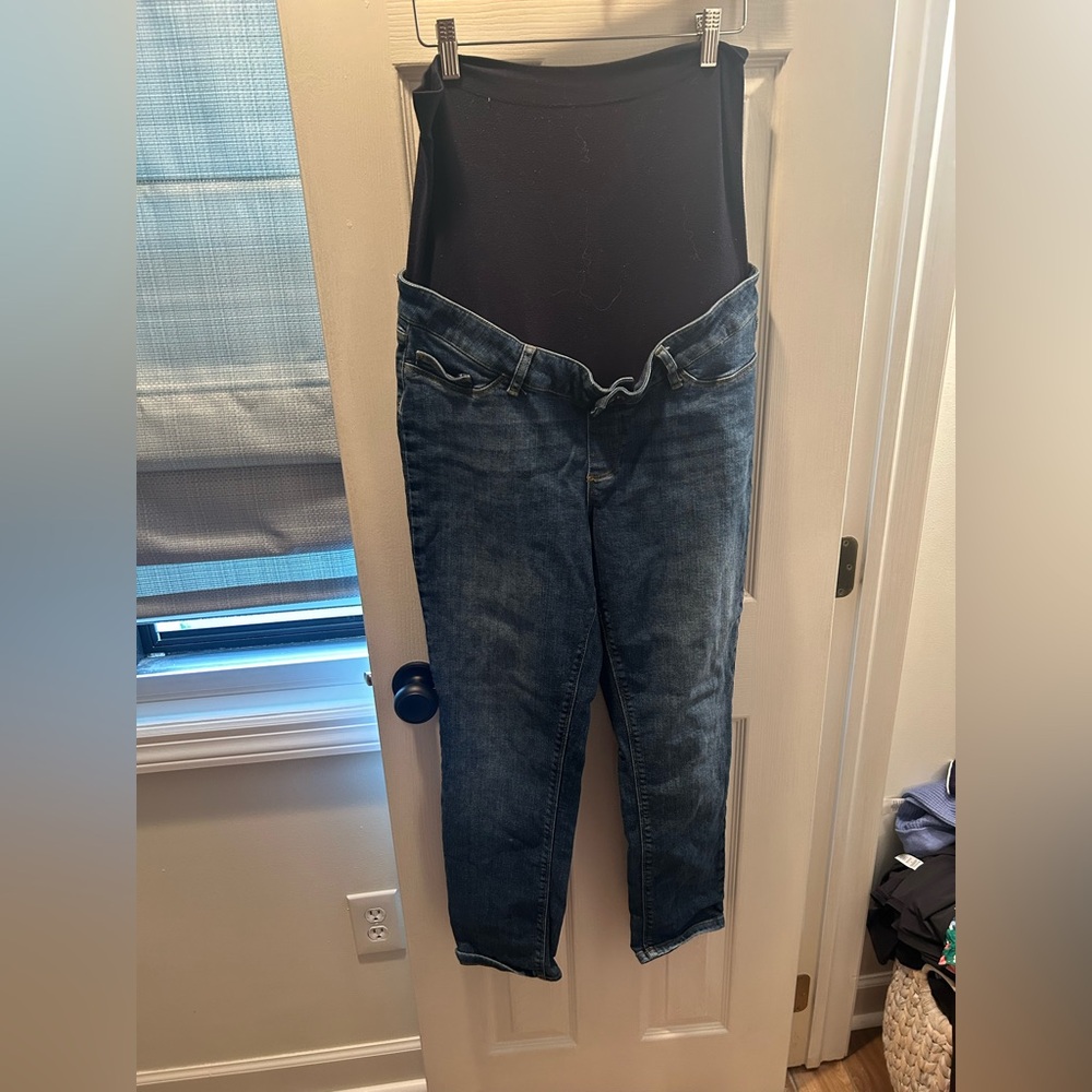 Seraphine Dark Blue Ankle Jeans